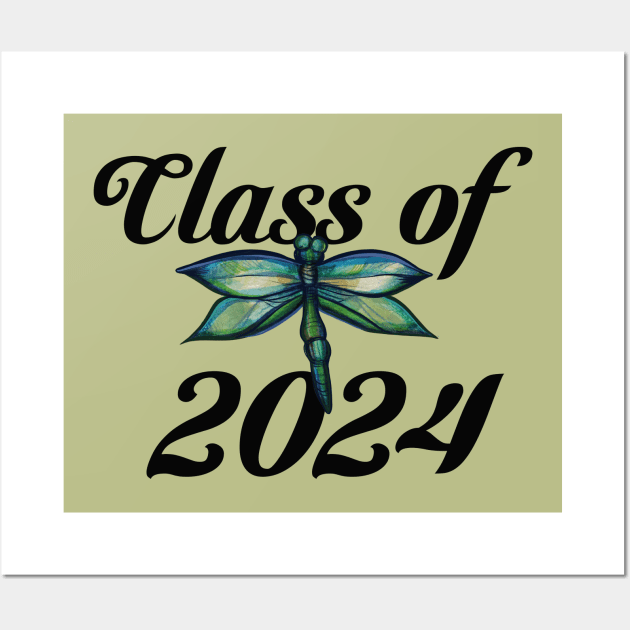 Class of 2024 Wall Art by bubbsnugg